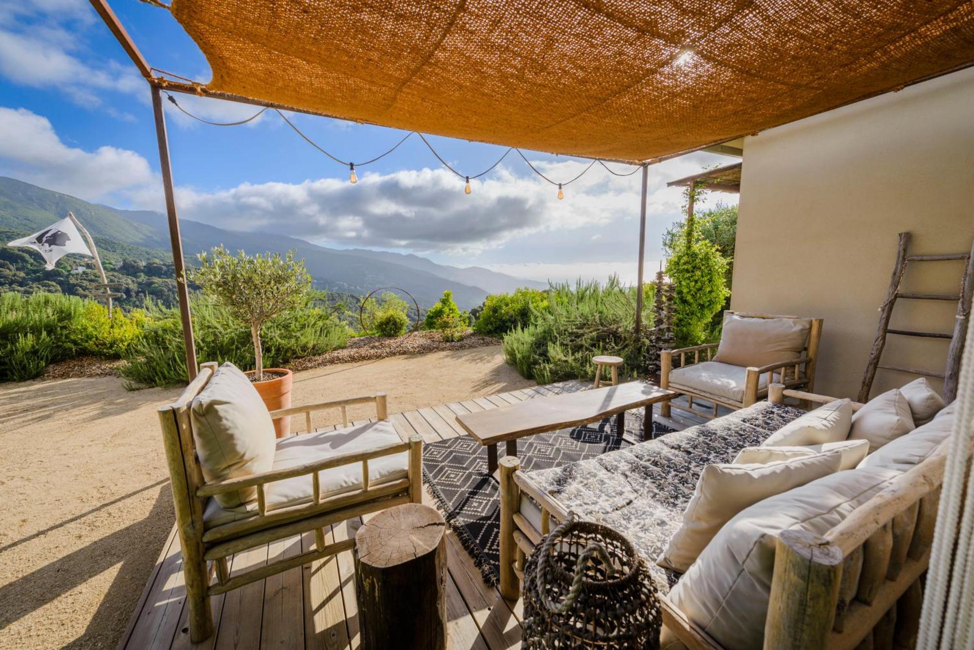Terre De Maquis, Maison D'Hotes Vue Mer Corse Sari-D'orcino Dış mekan fotoğraf