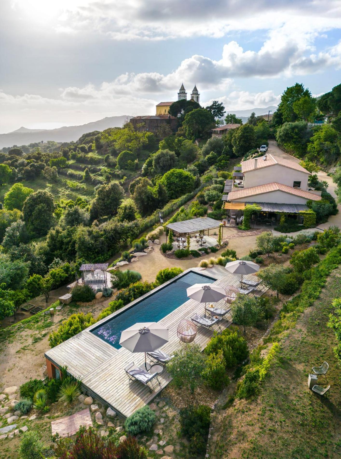 Terre De Maquis, Maison D'Hotes Vue Mer Corse Sari-D'orcino Dış mekan fotoğraf